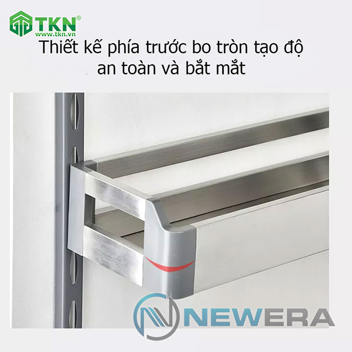 Khay tủ Newera NE040645M được bo tròn